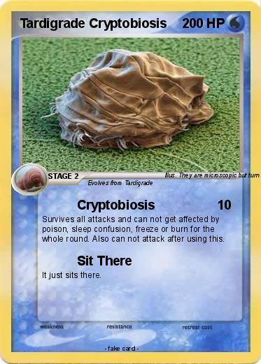 Pokemon Tardigrade Cryptobiosis