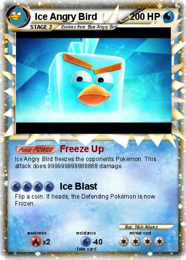 Pokemon Ice Angry Bird