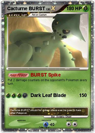 Pokemon Cacturne BURST