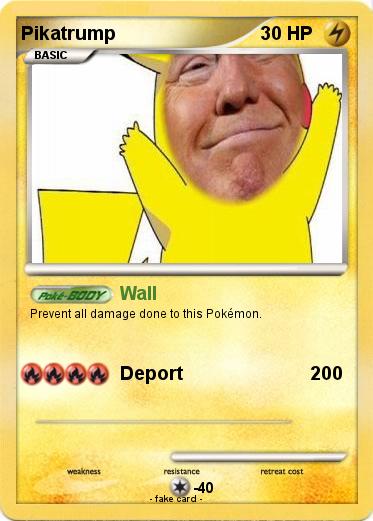 Pokemon Pikatrump