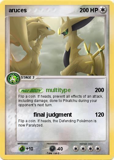 Pokemon aruces