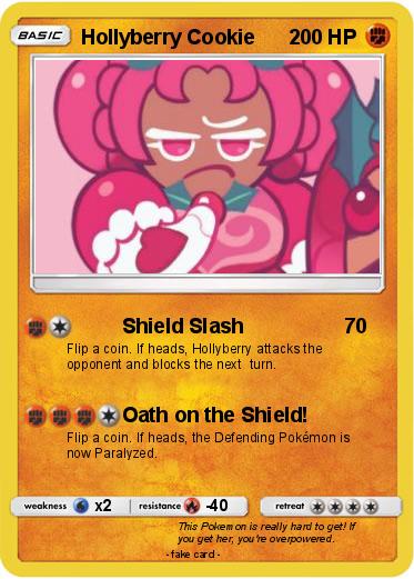 Pokemon Hollyberry Cookie