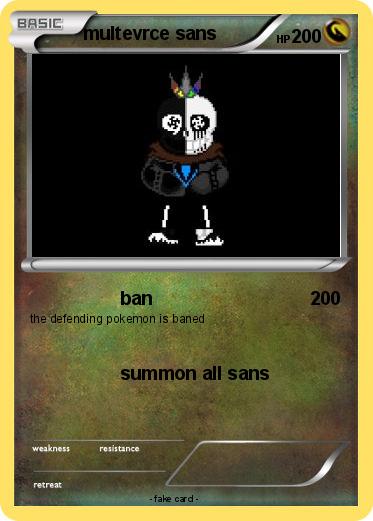 Pokemon multevrce sans