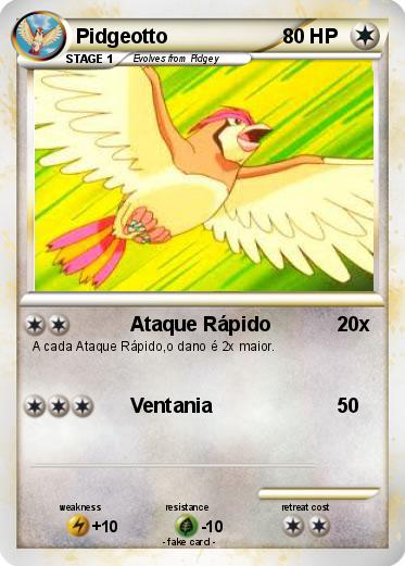 Pokemon Pidgeotto