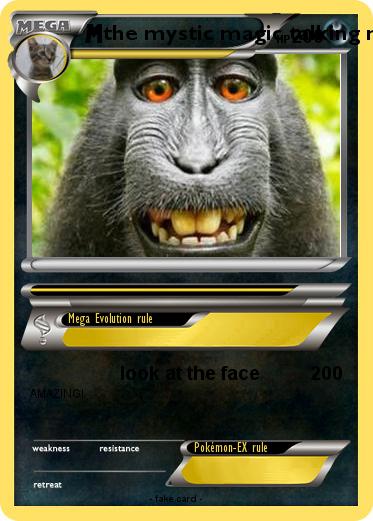 Pokemon the mystic magic talking mysterious funny evil tall face monkey