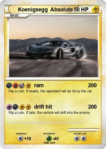 Pokemon Koenigsegg  Absolute
