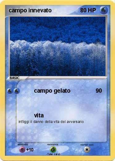 Pokemon campo innevato