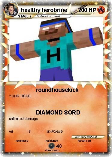 Pokemon healthy herobrine