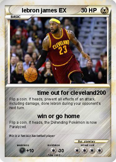 Pokemon lebron james EX