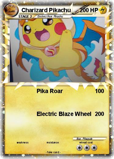 Pokemon Charizard Pikachu