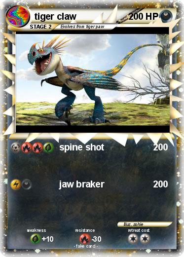 Pokemon tiger claw