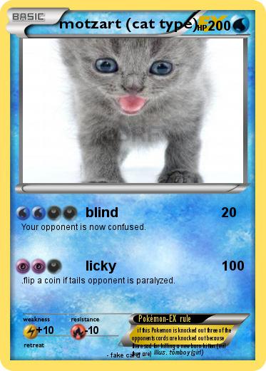 Pokemon motzart (cat type)