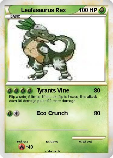 Pokemon Leafasaurus Rex