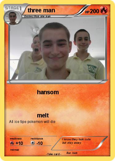 Pokemon three man