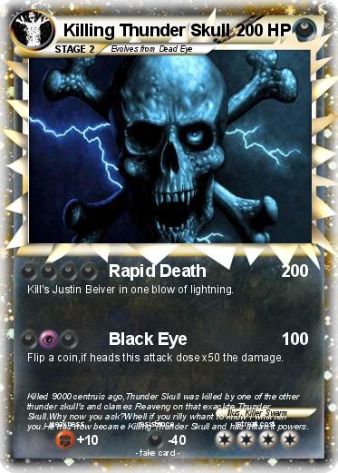 Pokemon Killing Thunder Skull
