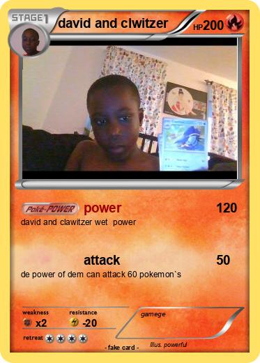 Pokemon david and clwitzer