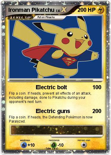Pokemon Ironman Pikatchu