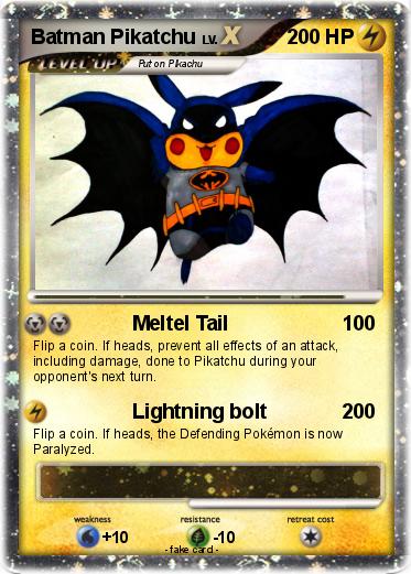 Pokemon Batman Pikatchu