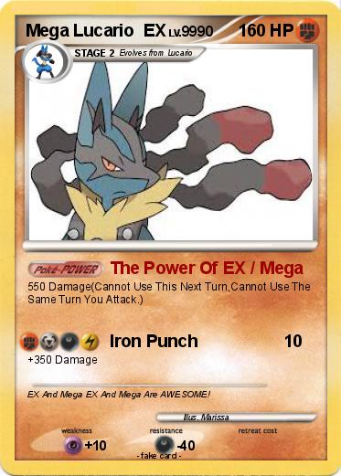 Pokemon Mega Lucario  EX