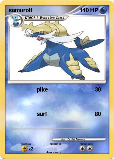 Pokemon samurott