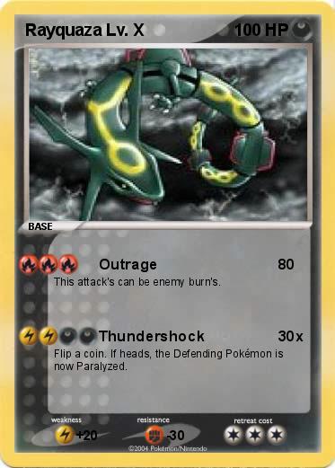 Pokemon Rayquaza Lv. X