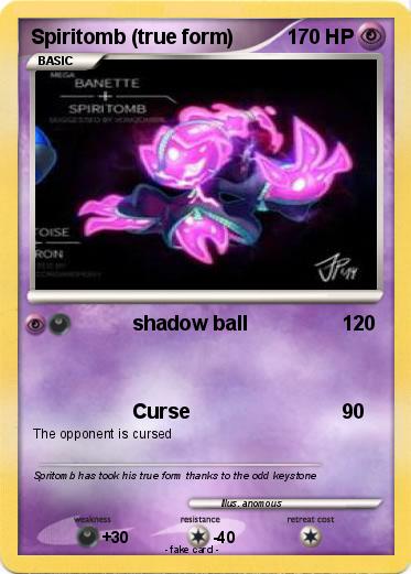 Pokemon Spiritomb (true form)