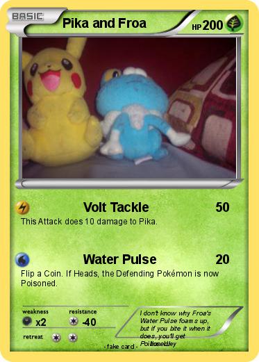 Pokemon Pika and Froa