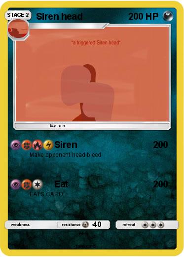 Pokemon Siren head