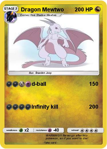 Pokemon Dragon Mewtwo