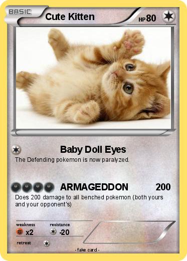Pokemon Cute Kitten