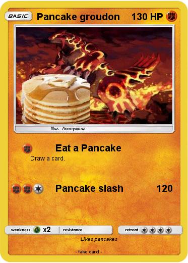 Pokemon Pancake groudon
