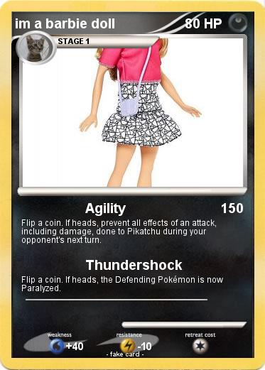 Pokemon im a barbie doll