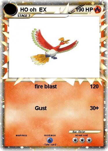 Pokemon HO oh  EX