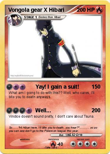 Pokemon Vongola gear X Hibari