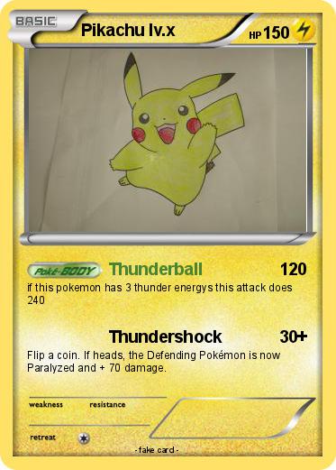 Pokemon Pikachu lv.x