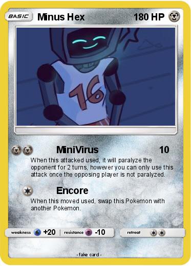 Pokemon Minus Hex