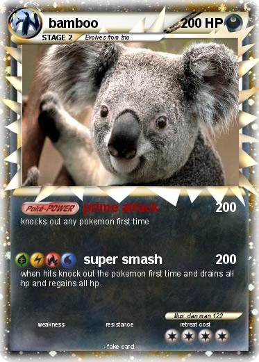 Pokemon bamboo