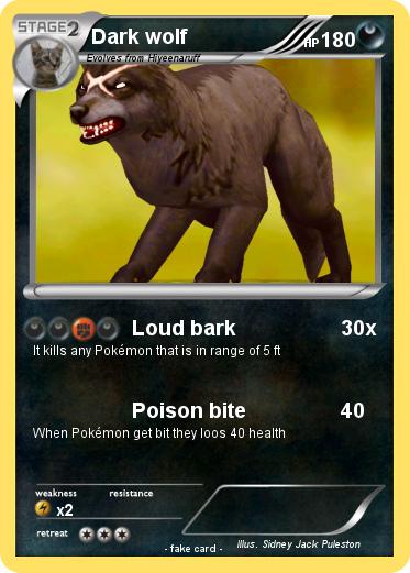 Pokemon Dark wolf
