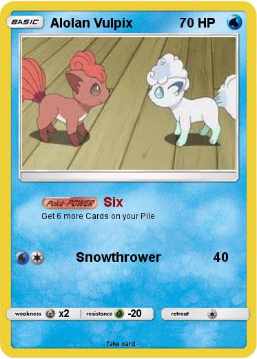 Pokemon Alolan Vulpix