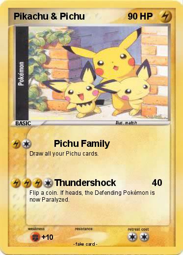 Pokemon Pikachu & Pichu