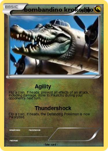 Pokemon bombandino krokodilo
