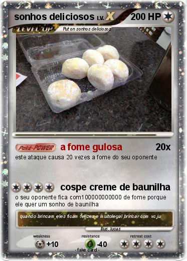 Pokemon sonhos deliciosos