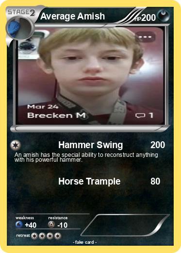 Pokemon Average Amish