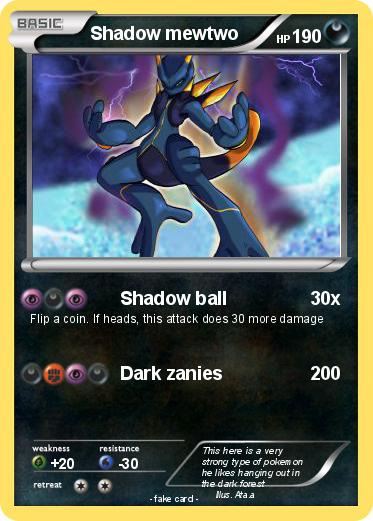 Pokemon Shadow mewtwo