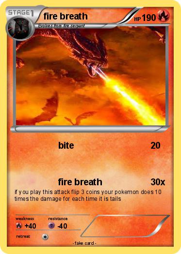 Pokemon fire breath