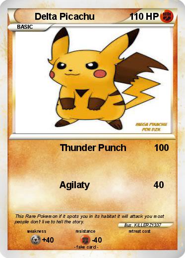 Pokemon Delta Picachu