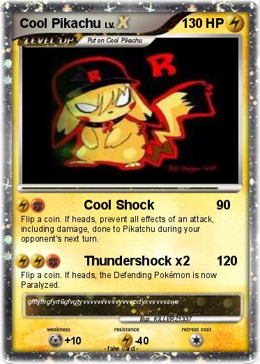 Pokemon Cool Pikachu