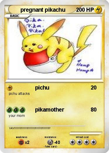 Pokemon pregnant pikachu