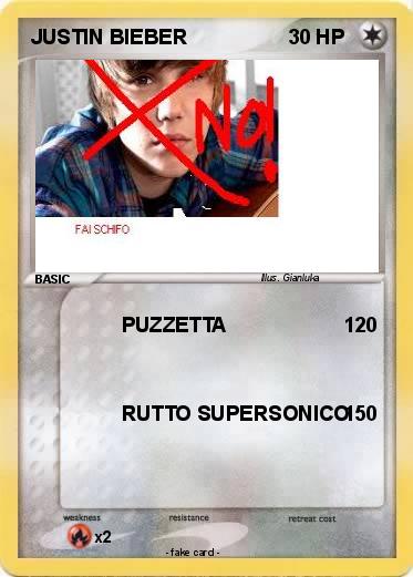 Pokemon JUSTIN BIEBER