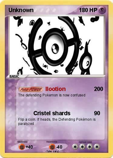 Pokemon Unknown